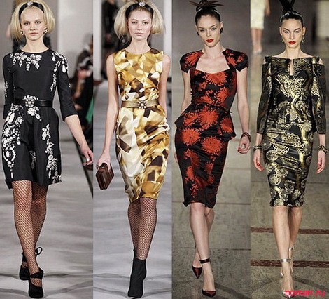 Модные платья сезона "осень зима 2012-2013"